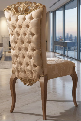 Designer chair Chesterfield dining room chairs Italian furniture furnishings