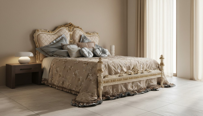 Chesterfield Bett Luxury Double Italian Furniture Settings Boiserie Beds