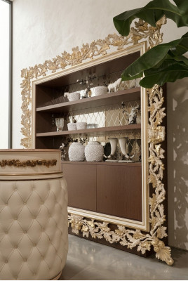 Display cabinet shelf living room bookshelf wood office cabinet cabinets Italy