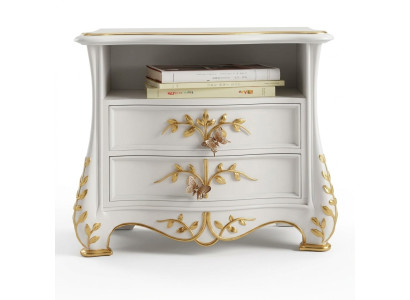 Classic nightstand solid wood tables Italian furniture decor table new