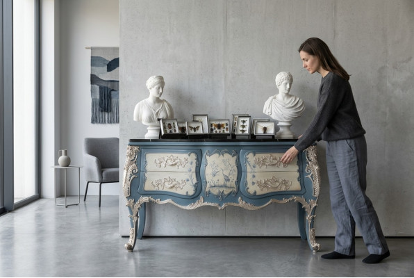 Dresser Sideboard Wood Cabinet Sideboard Italian Design Luxury Furniture Solid Wood