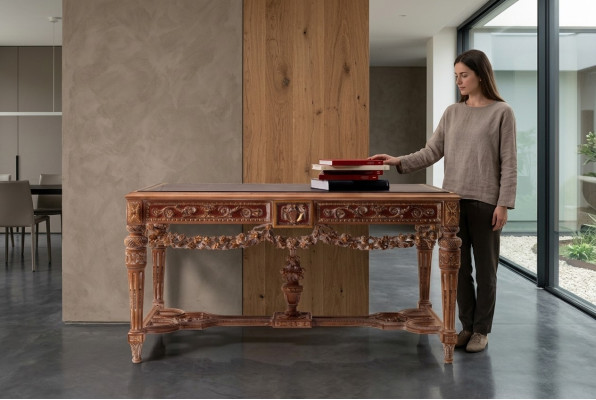 Desk furniture table office solid wood furnishings wood tables desks new