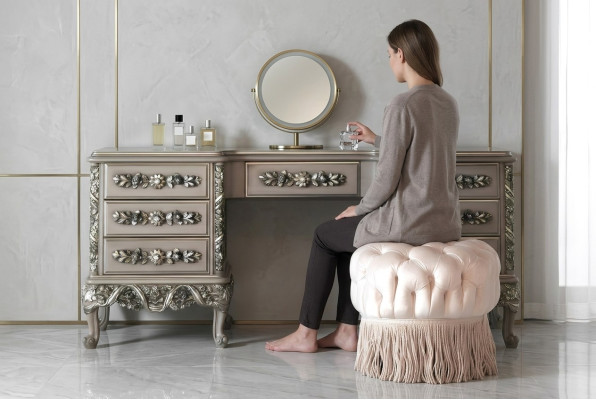 Console table console tables furniture consoles dresser sideboard wood color silver