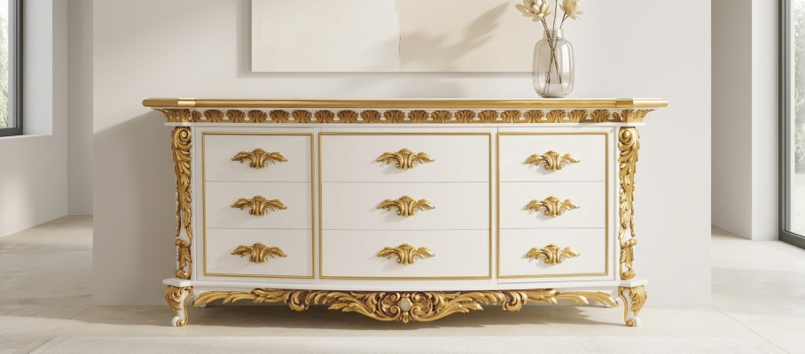 Dresser Living Room Dressers Drawers Wood Sideboard Cabinet Cabinets Solid