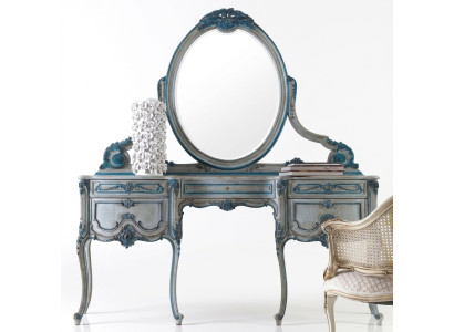 Classic wall console cabinet with mirror luxury