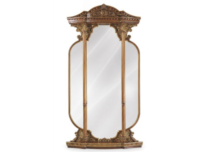 Wall mirror, carved mirror, Italian furniture, 125x224cm, new