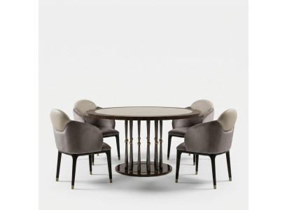 Dining table 4 x chairs dining room set dining group group chairs table tables 5-piece set.