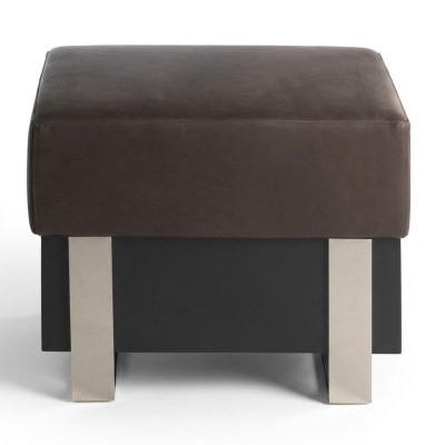 Ottoman seat footrest stool seating pouf living room design cube Italy