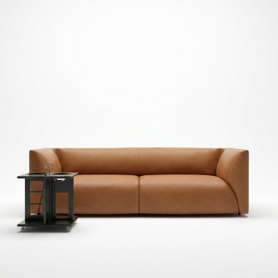 Chesterfield 4-seater upholstered sofas design luxury sofa textile couches new