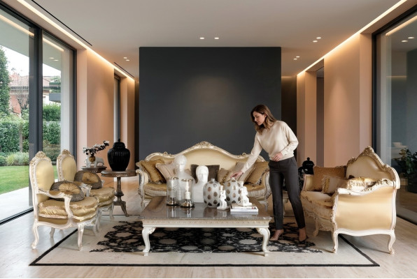 Design Sofas Sofa Suite Group Modern Luxury Elegant Seating Suite 3+2+1 Seater
