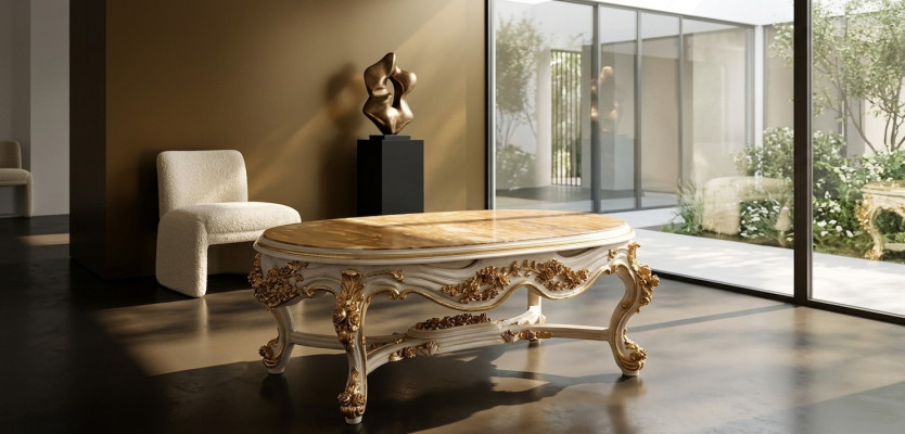 Coffee table coffee tables living room table Italian furniture baroque rococo new