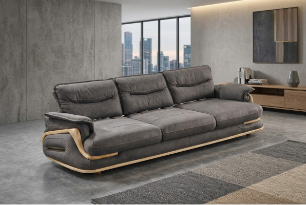 Sofa Couch Upholstery Three-seater Couches Luxury Furniture Italian Design 3-seater Sofas