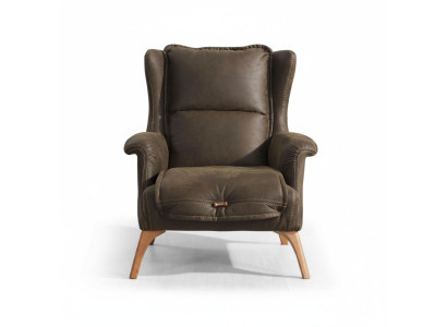 Soft armchair couch armchair single-seater furniture sofa suede look black