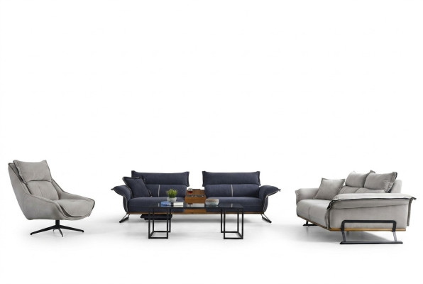 Luxury Sofa Set Italian Style Furniture Sofa Set 3-piece