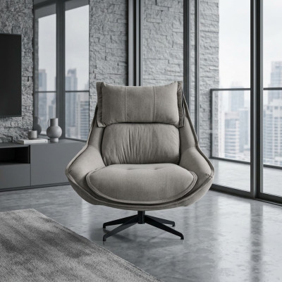 Swivel chair luxury wing chair loft furniture design chair single seater sofa couch