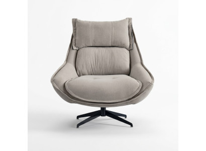 Swivel chair luxury wing chair loft furniture design chair single seater sofa couch