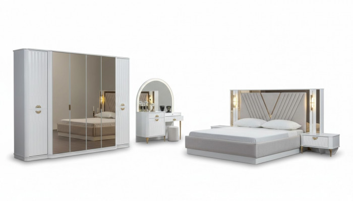 Modern bedroom set in beautiful European design