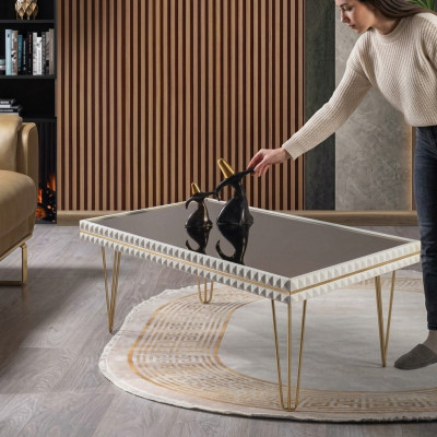 Couch table coffee tables living room solid side luxury coffee table