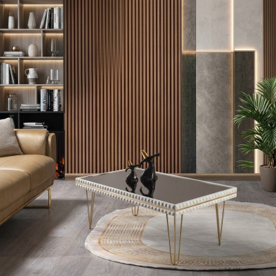 Couch table coffee tables living room solid side luxury coffee table