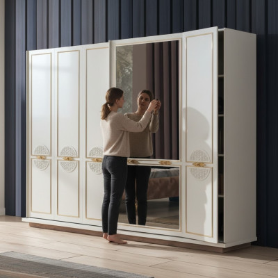 Wardrobe with sliding doors closets wood wardrobe bedroom