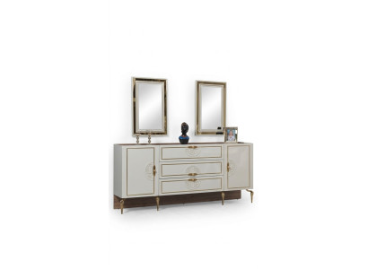 Console table mirror sideboard XXL console dresser sideboards 3-piece