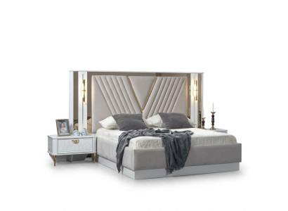 Bed, double bed, beds, furniture, interior, bedroom, furniture design