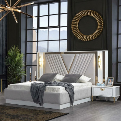 Nightstand Design Console Side Sleep Room Wood Luxury Consoles