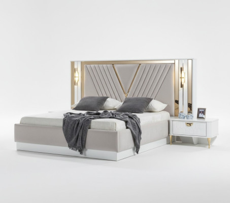 Nightstand Design Console Side Sleep Room Wood Luxury Consoles