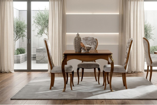 Complete Set Dining Table 4x Chairs Dining Room Set Dining Group Wood Table Tables 5-piece
