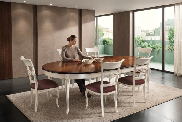 Complete Set Dining Table 6x Chairs Dining Room Set Dining Group Wooden Table Tables 7-piece