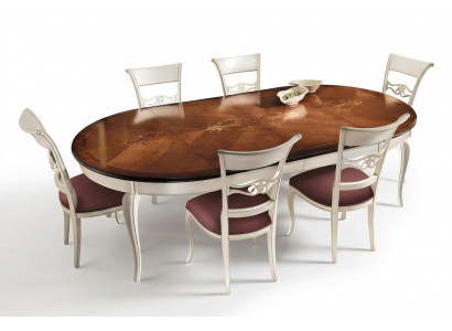 Complete Set Dining Table 6x Chairs Dining Room Set Dining Group Wooden Table Tables 7-piece