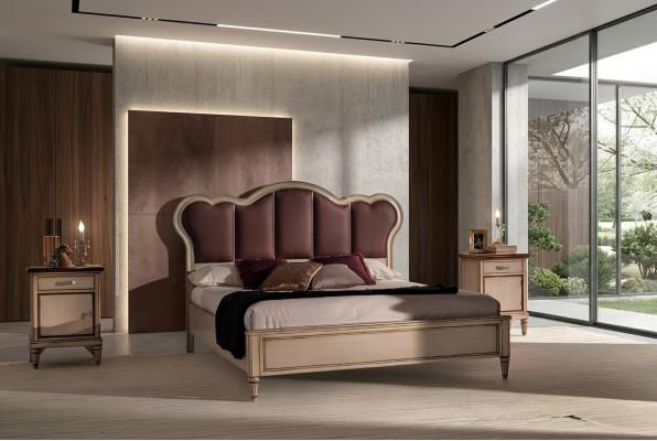 Bed double bed bedroom beds bed furniture Vaccari Cava Giovanni beds new