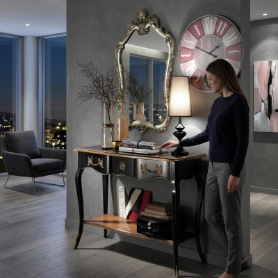 Console table dresser with mirror luxury class furniture set style modern two-piece new