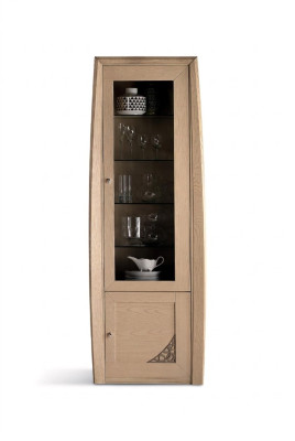 Display cabinet glass cupboard display cases living room cabinets Italian furniture glass cabinet