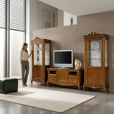 TV cabinet living room sideboard RTV drawer TV Italian baroque furniture