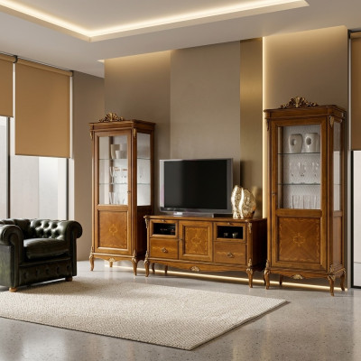 TV cabinet living room sideboard RTV drawer TV Italian baroque furniture