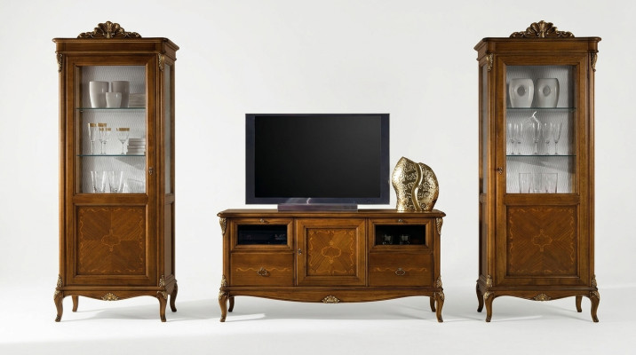 Living room 2x display cabinet living room cabinets design tv modern display cabinet set 3-piece