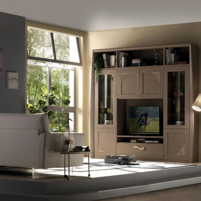 Wall unit cabinet display case wood living room furniture TV cabinets design display cabinets