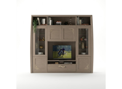 Wall unit cabinet display case wood living room furniture TV cabinets design display cabinets
