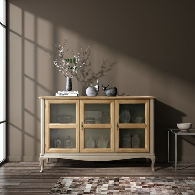 Dresser Sideboard Shelf Cabinet Shelving Solid Wood Furniture from Italy Cabinets
