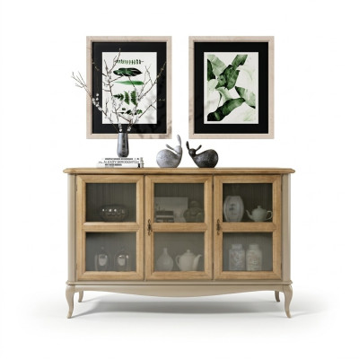 Dresser Sideboard Shelf Cabinet Shelving Solid Wood Furniture from Italy Cabinets