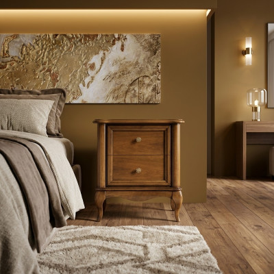 Bedside table consoles bedroom side table modern design furniture wood brown