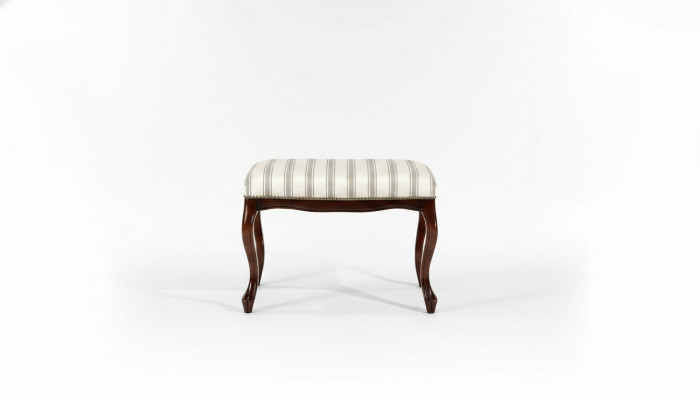Ottoman Seat Chaise Padded Pouf Benches Design Upholstered Stool Footstool