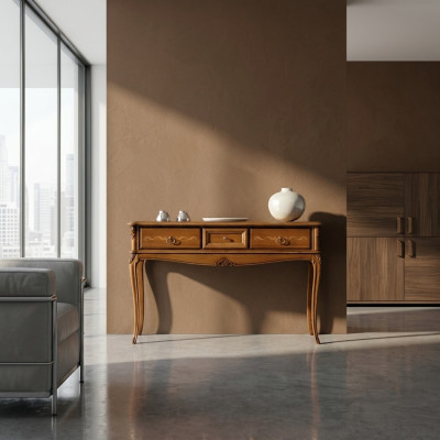 Console table wood telephone table side tables tables furniture console Italy new