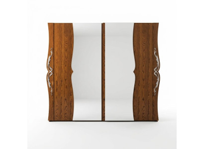 Bedroom Wardrobe Wood Furniture Baroque New Classic Wardrobe Cupboards