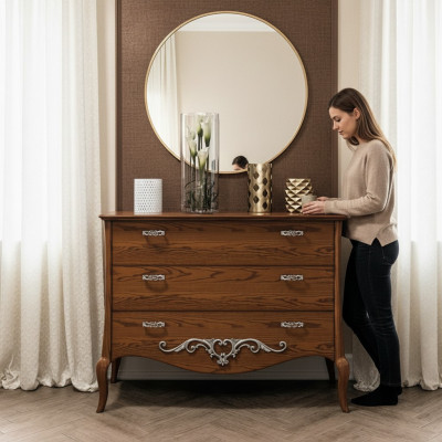 Dresser Cabinet Sideboard Italian Furniture Real Wood Dressers Sideboards New