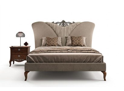 Bed double bed solid wood bedroom beds furniture Vaccari Cav Giovanni new