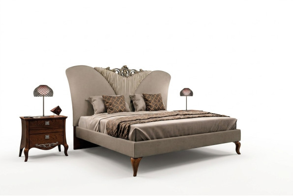 Bedroom set complete bed 2x nightstand 3-piece set design luxury complete sets