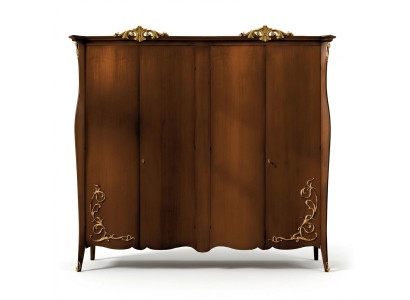 Wardrobe Cabinet Wooden Cabinet Bedroom Solid Furniture Italian Solid Wood