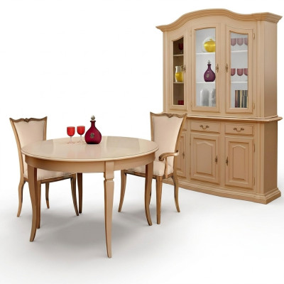 Dining room furniture solid wood display cabinet real wood sideboard glass new